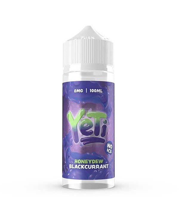 Yeti No Ice Honeydew Blackcurrant Short Fill 100ml