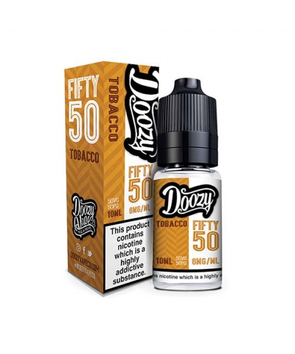 Tobacco 50/50 E-Liquid by Doozy Fifty 50