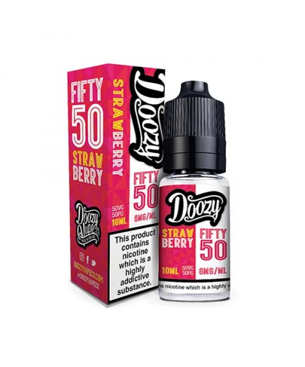 Strawberry 50/50 E-Liquid by Doozy Fifty 50