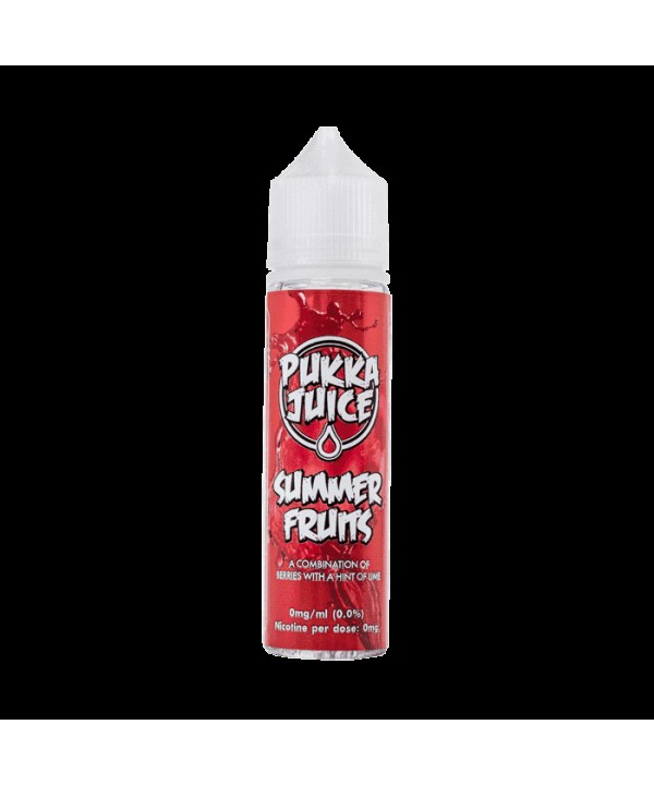 Summer Fruits by Pukka Juice 50ml Short Fill