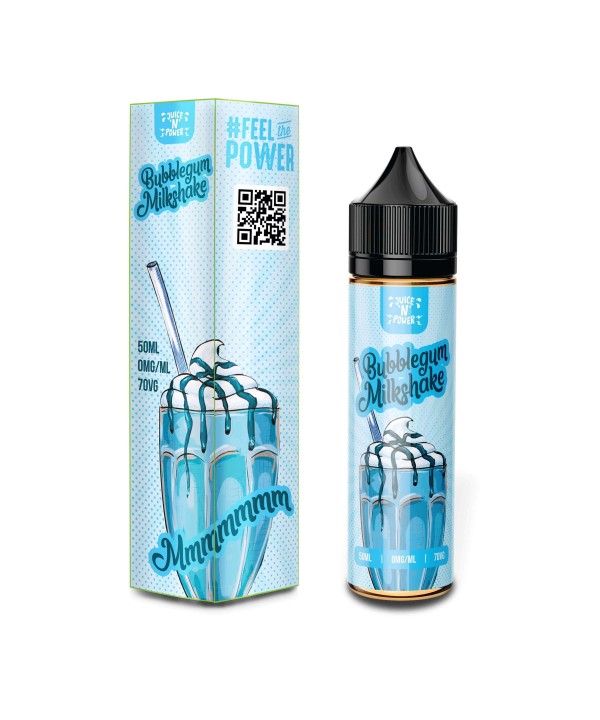 Bubblegum Milkshake by Juice N Power Short Fill 50ml