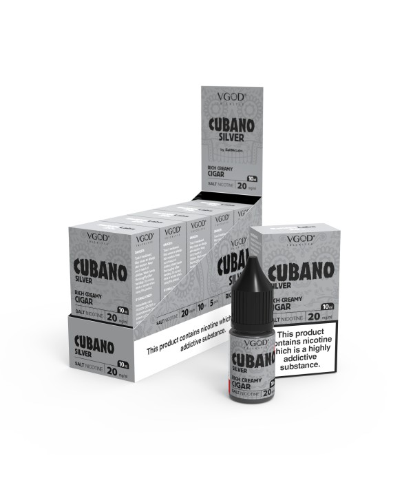 Cubano Silver VGOD Salt Nic E-Liquid 10ml