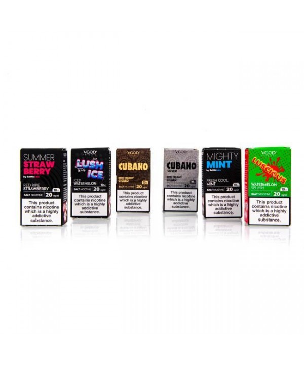 Cubano Silver VGOD Salt Nic E-Liquid 10ml