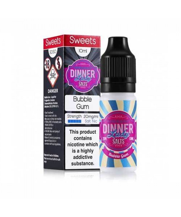 Bubble Gum Nic Salt E-Liquid by Dinner Lady