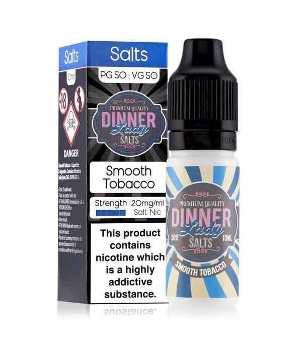 Smooth Tobacco Nic Salt E-Liquid by Dinner Lady