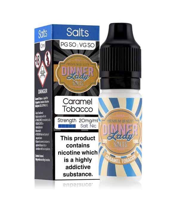 Caramel Tobacco Nic Salt E-Liquid by Dinner Lady