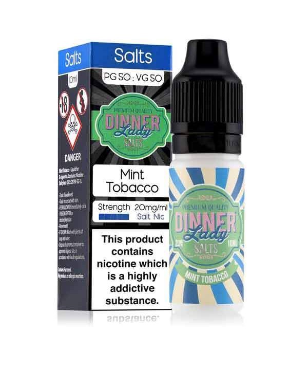 Mint Tobacco Nic Salt E-Liquid by Dinner Lady