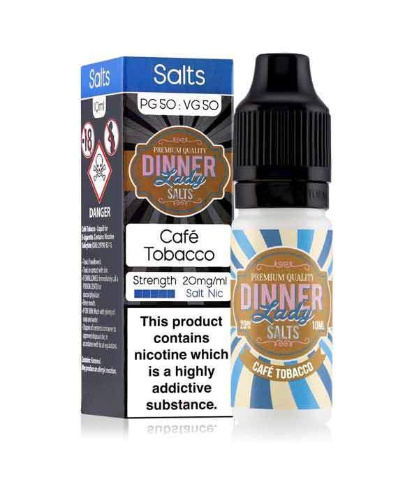 Café Tobacco Nic Salt E-Liquid by Dinner Lady