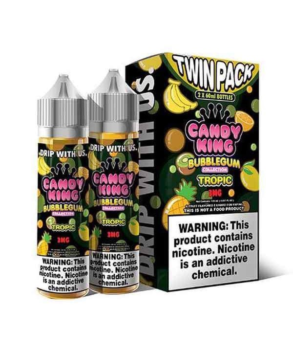 Tropic Bubblegum by Candy King Short Fill 2 x 50ml