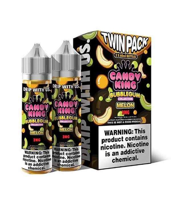 Melon Bubblegum by Candy King Short Fill 2 x 50ml