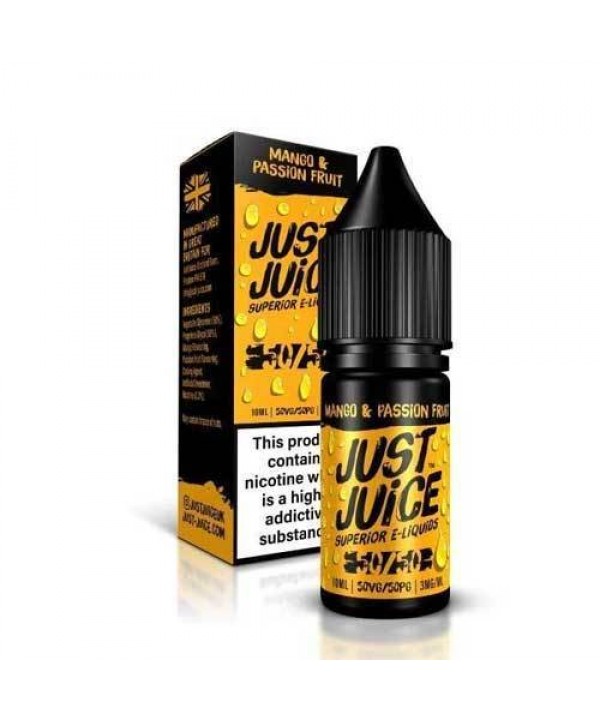 Mango Passion 50/50 E-Liquid by Just Juice 10ml