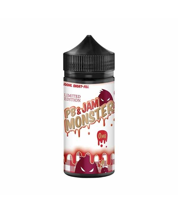 PB & Jam Strawberry by Jam Monster Short Fill 100m...