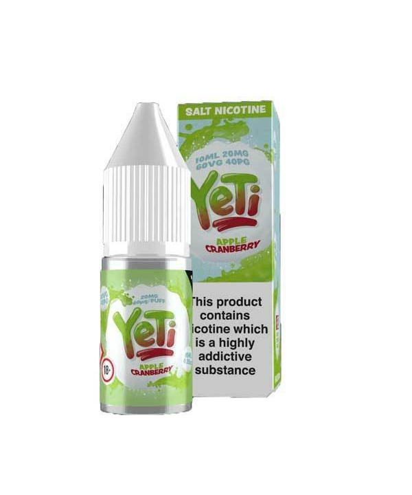 Apple Cranberry by Yeti Salts E-Liquid 10ml