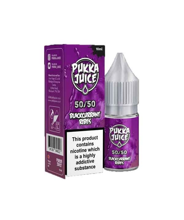 Blackcurrant Ribes by Pukka Juice 50/50 E-Liquid 1...