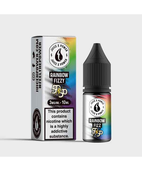 Rainbow Fizzy by Juice N Power 50/50 E-Liquid 10ml