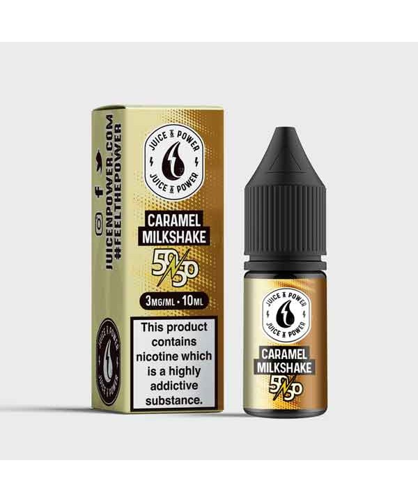 Caramel Milkshake by Juice N Power 50/50 E-Liquid ...