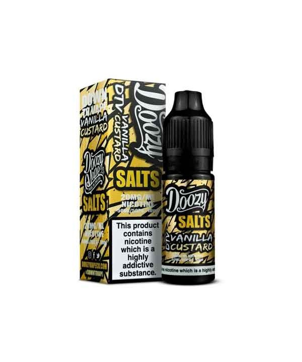 Vanilla Custard by Doozy Salts Nic Salt 10ml