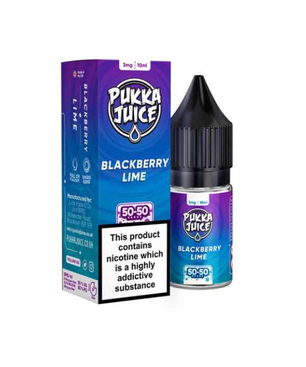 Blackberry Lime by Pukka Juice 50/50 E-Liquid 10ml