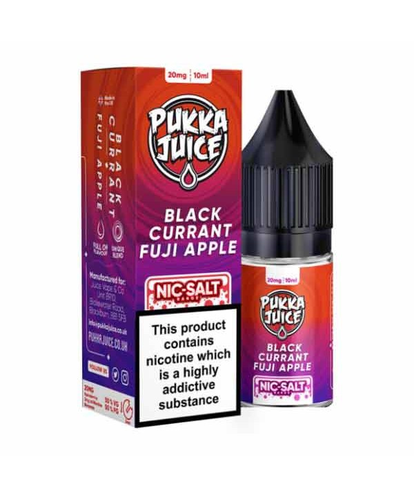 Blackcurrant Fuji Apple Nic Salt by Pukka Juice 10...