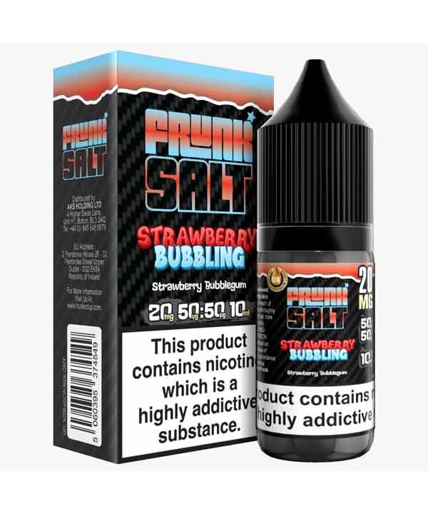 Strawberry Bubbling Nic Salt By Frunk Salt