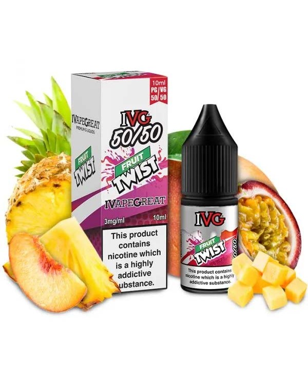 Fruit Twist 50/50 E-Liquid by IVG Drinks 10ml