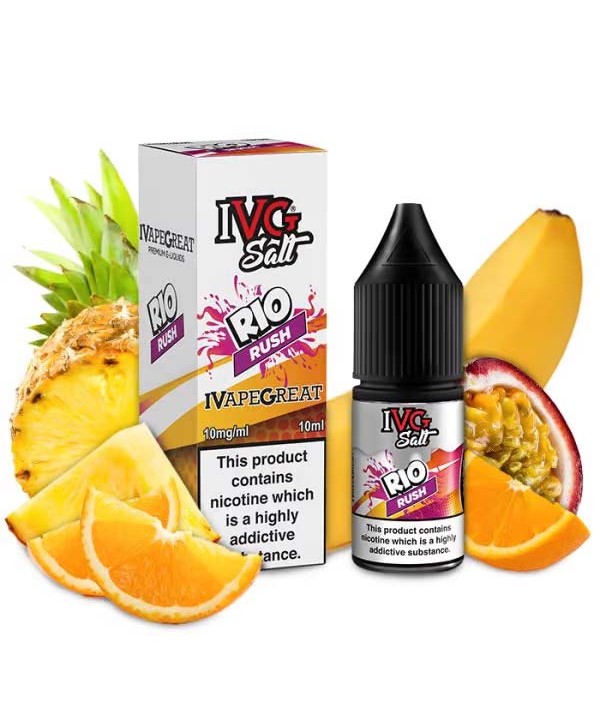 Rio Rush Salt E-Liquid By IVG Drinks 10ml