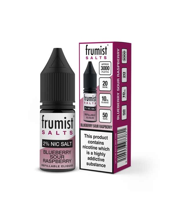 Blueberry Sour Raspberry Nic Salt by Frumist