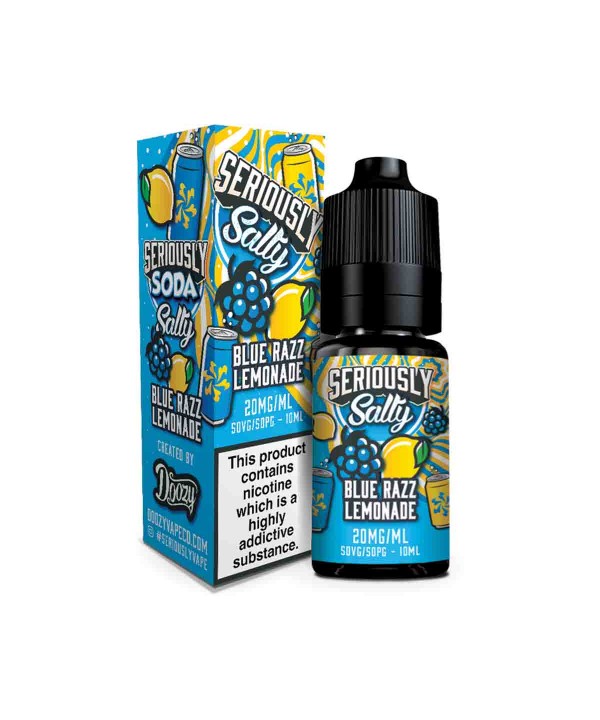 Blue Razz Lemonade - Seriously Salty Soda Nic Salt